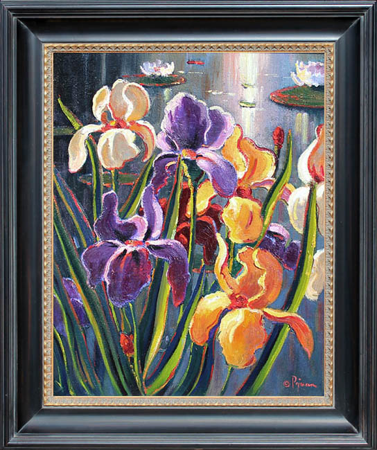 Bob Pejman - Irises 30x24 original 
